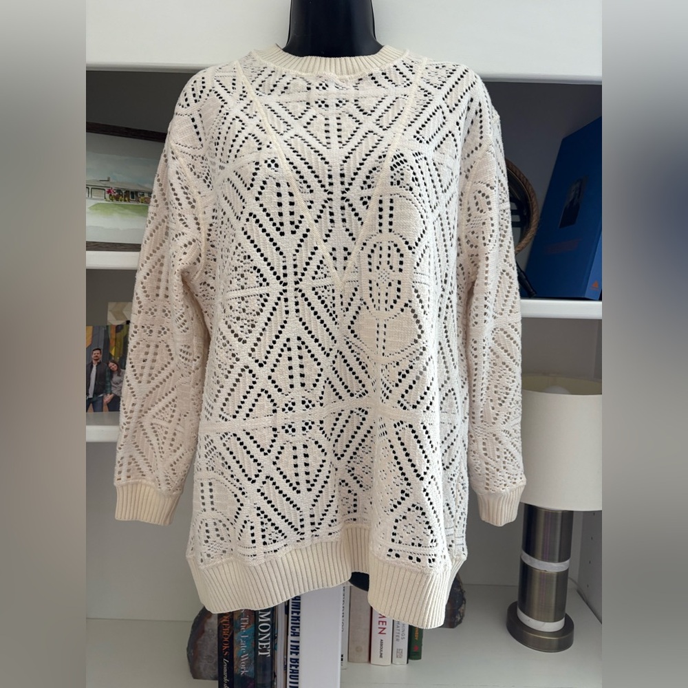 See By Chloe Intricate Cream Sweater